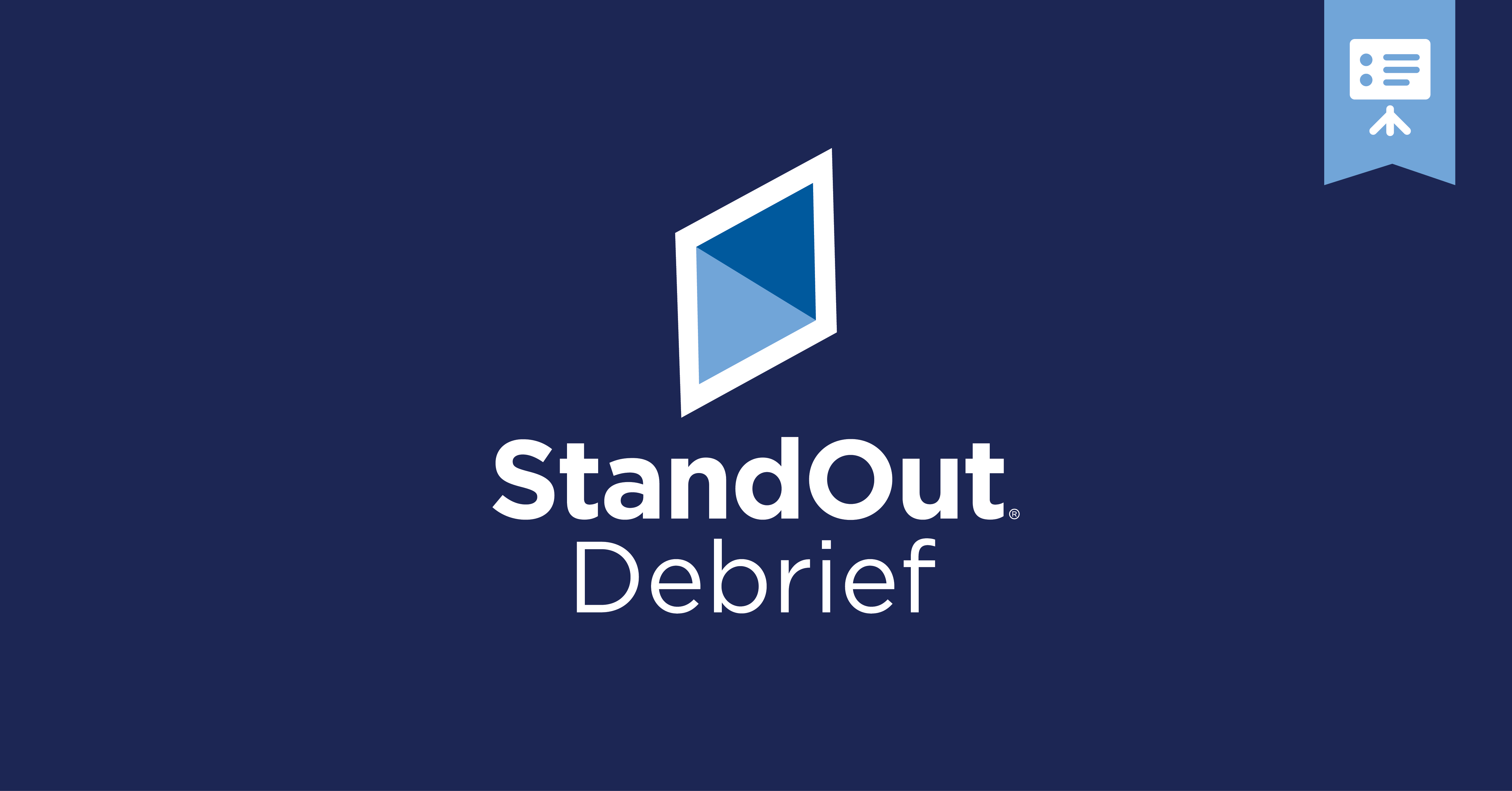 StandOut Debrief Certification (August 2024)